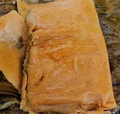 Tamal Oaxaqueño de Salsa Verde con Pollo