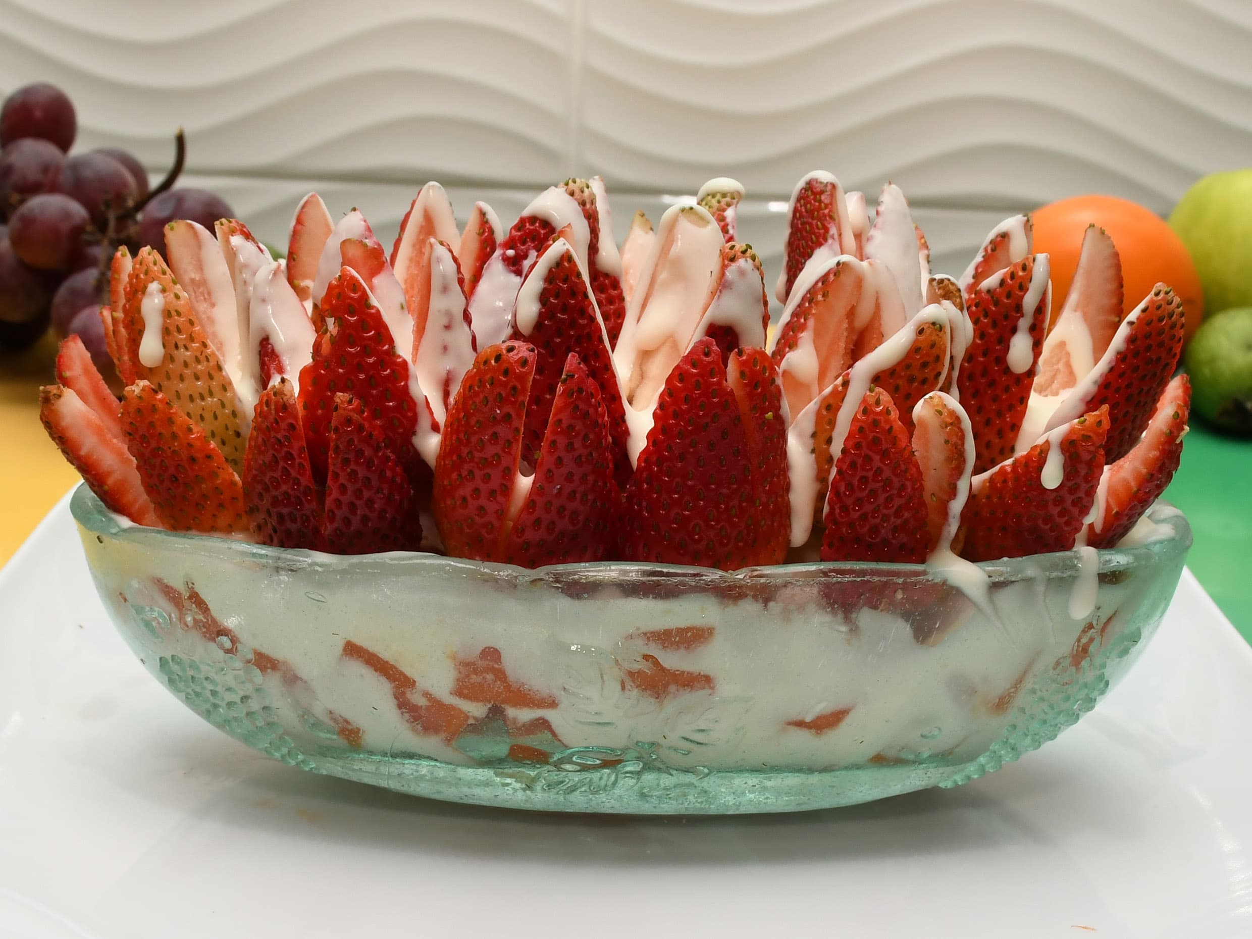Copa de Fresas con Crema Pequeña