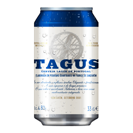 Cerveza Tagus Lata 330 ml X2