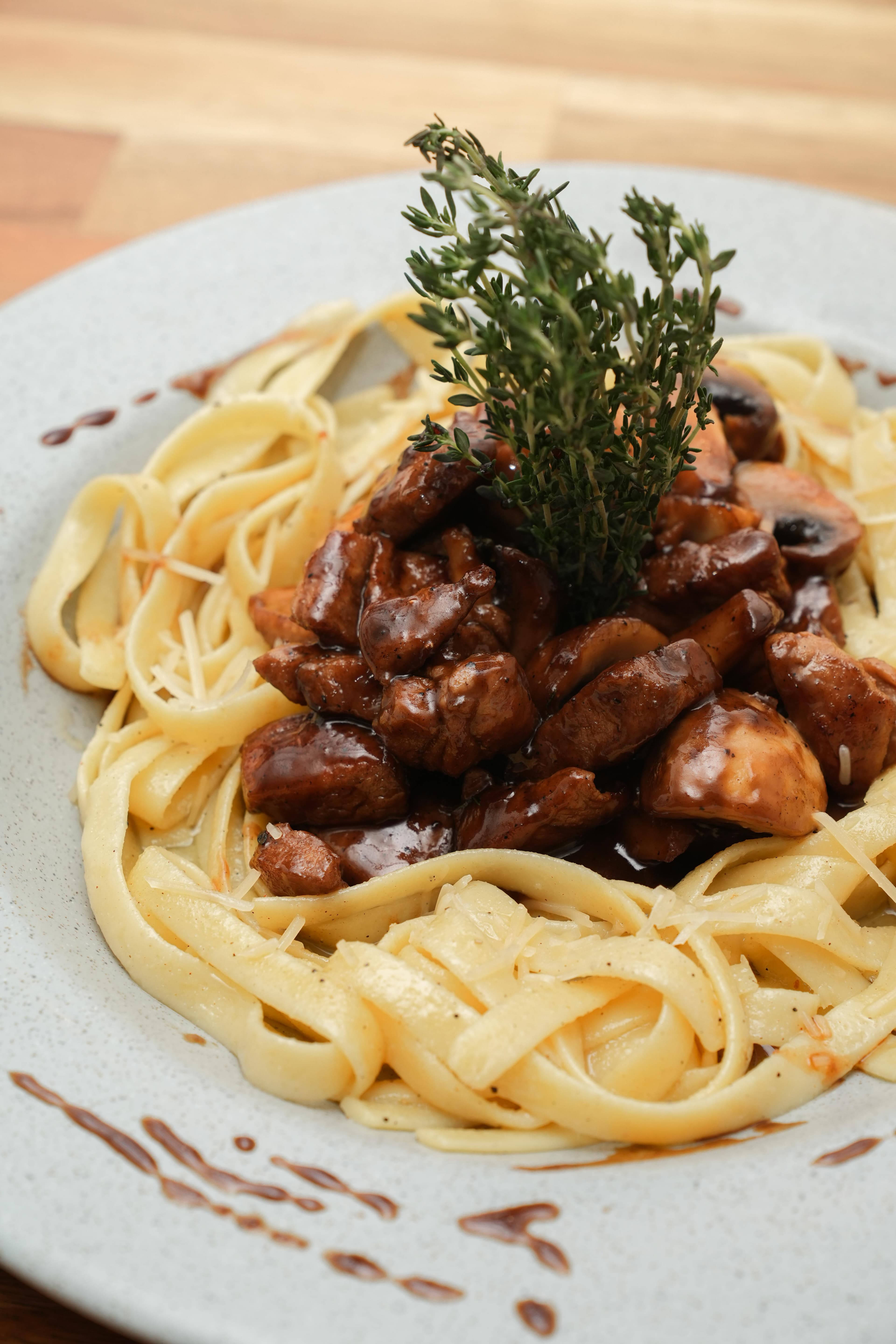 Pasta Cerdo Caramelizado