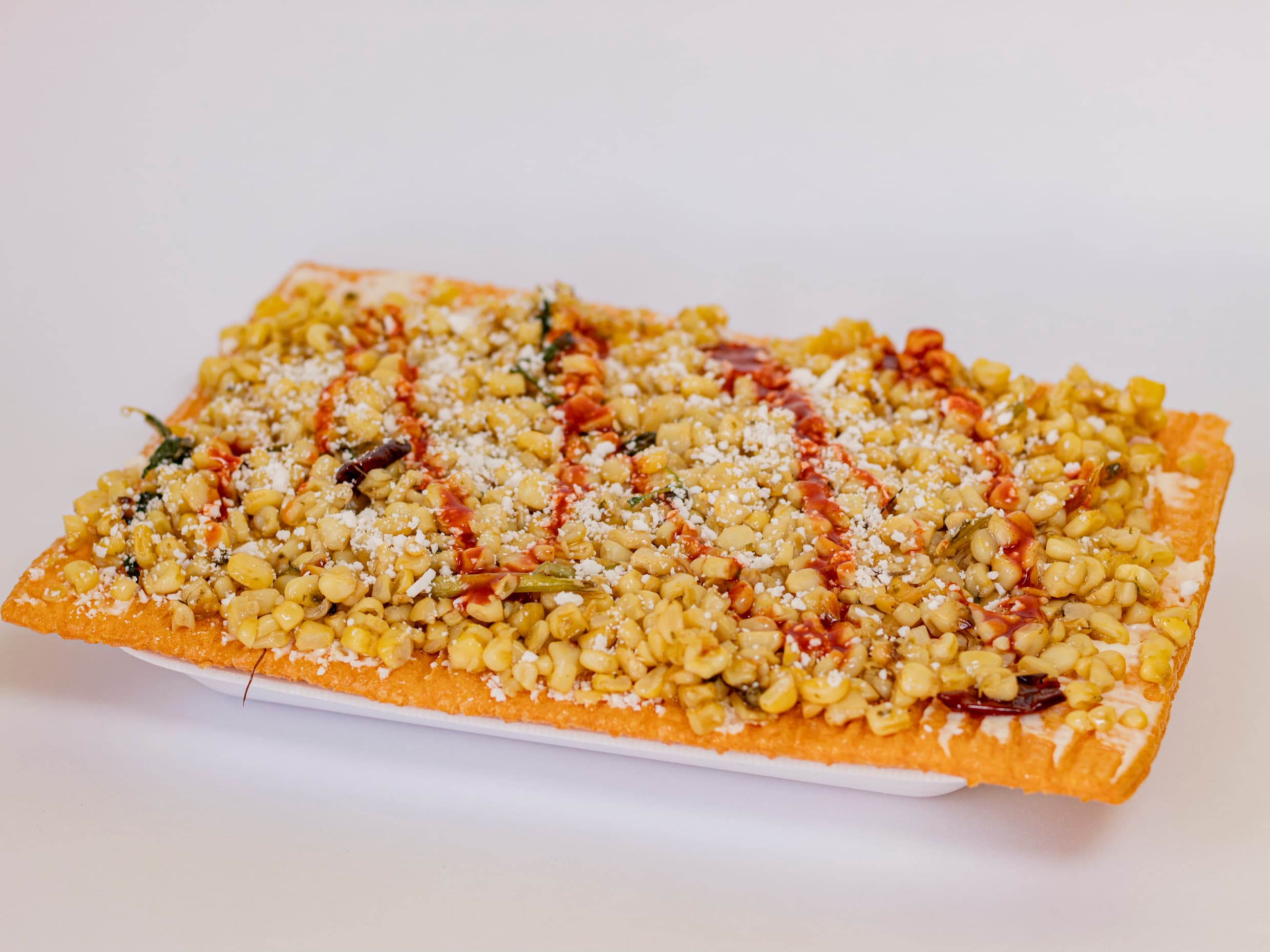 Chicharrón con Esquite