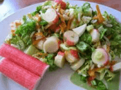 Ensalada con Surimi Mediana