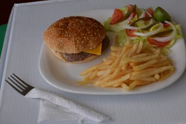 Hamburguesa con Papas