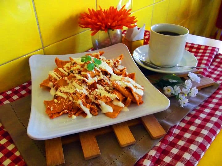 Chilaquiles con huevo