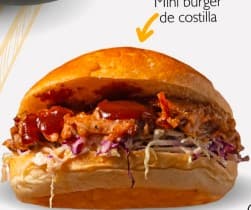 Mini Burger de Costilla