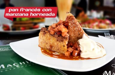 PAN FRANCES CON MANZANA