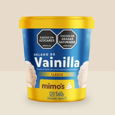 Litro de helado Clasico Vainilla