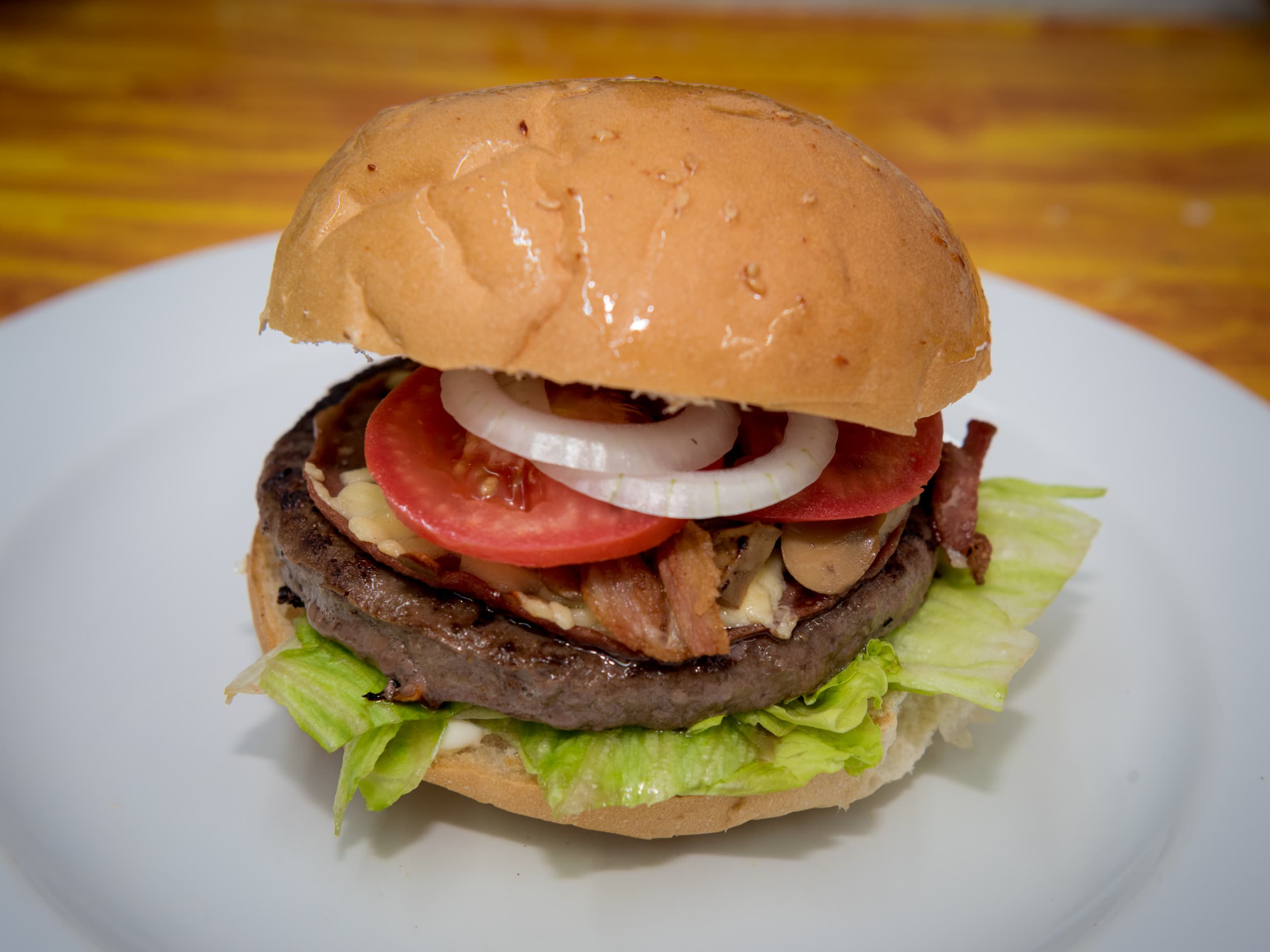 Hamburguesa de Arrachera