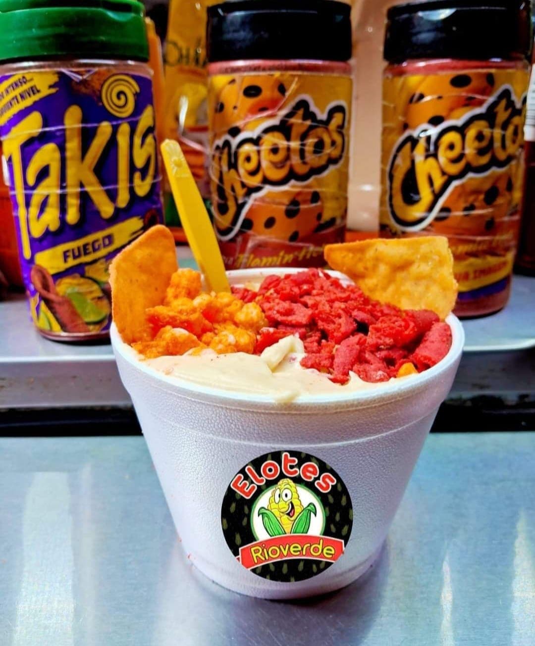 Elote en Vaso de Medio