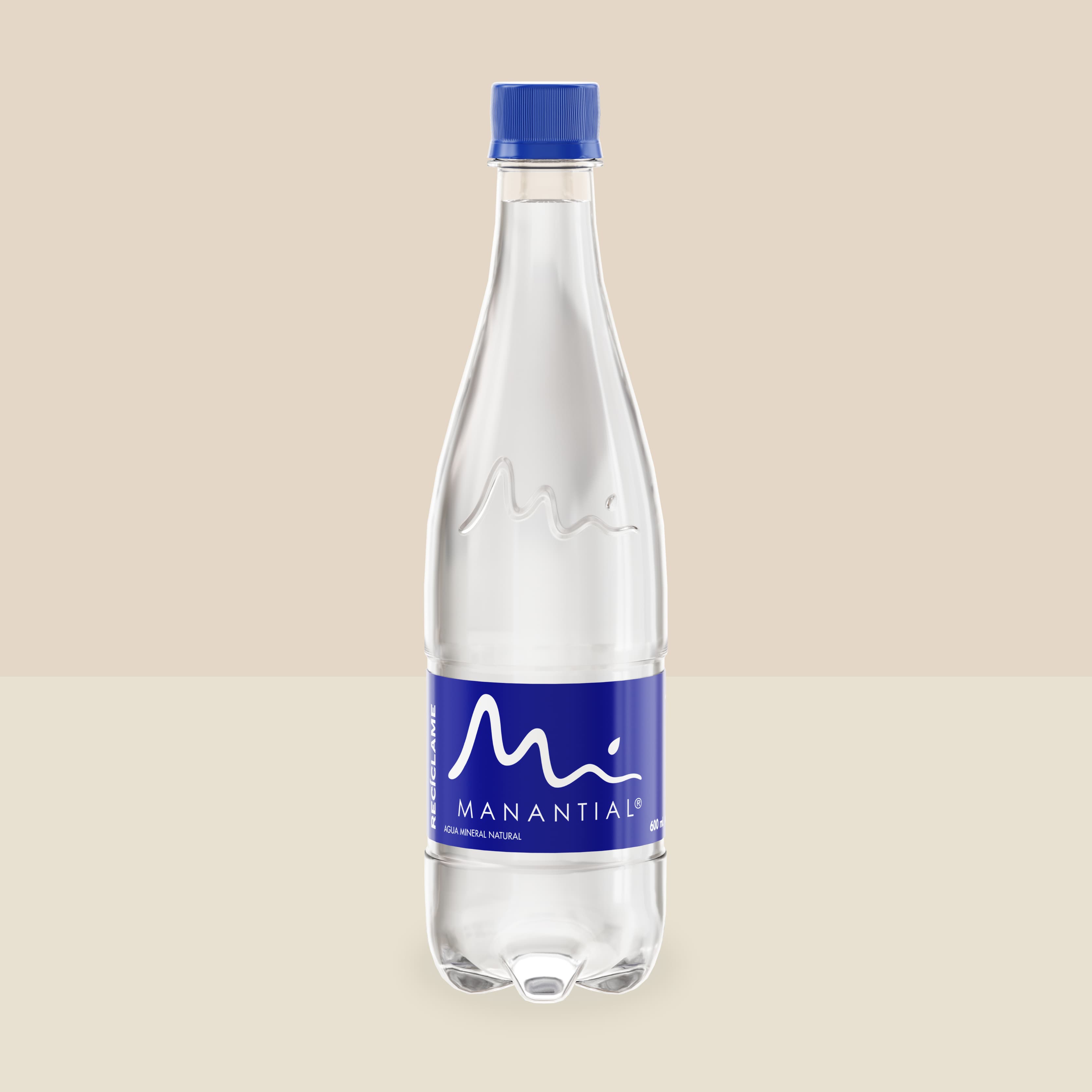 Botella con Agua 600 ml