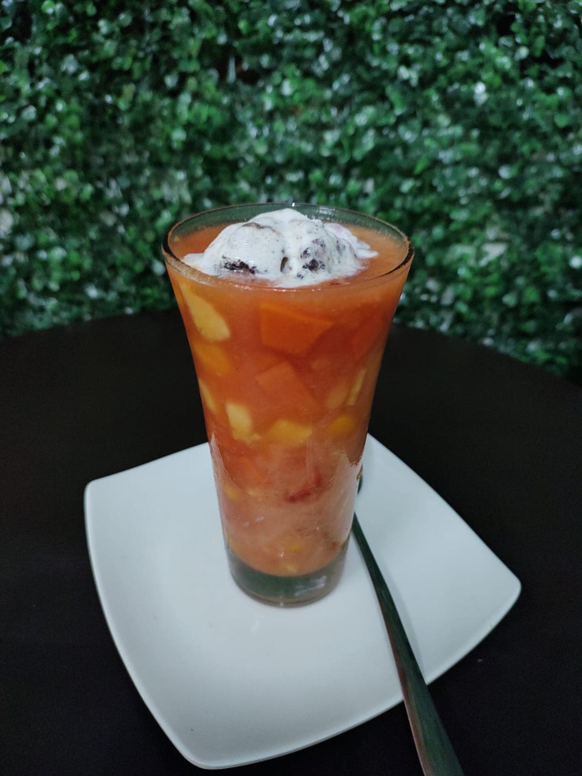 Salpicón con Helado Sencillo