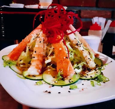 Pepino con Camarón y Cangrejo