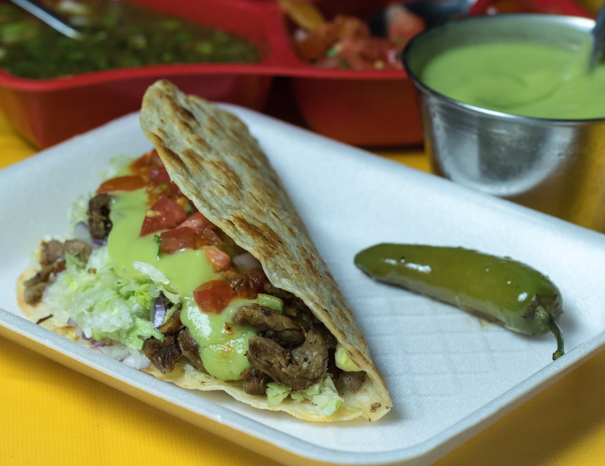 Quesadilla de harina sencilla