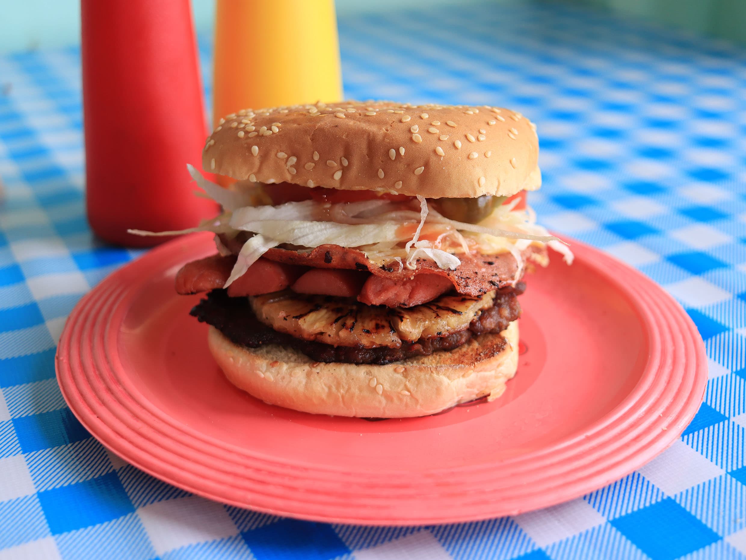 Hamburguesa a la Mexicana