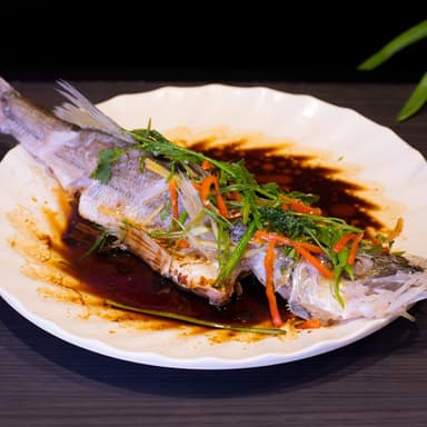 Pescado al Vapor de Robalo