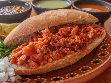 Lonche de chicharrón