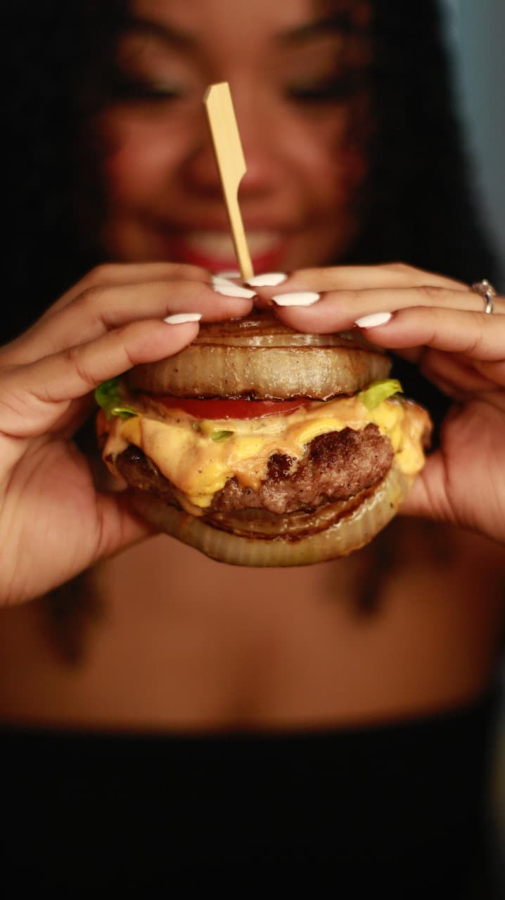Keto Onion Grill Burger