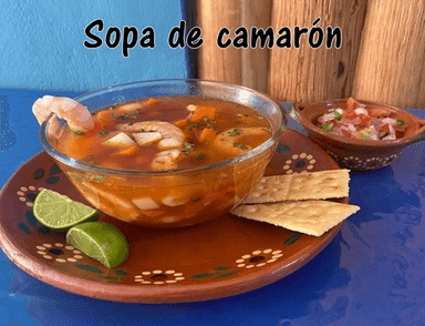 Sopa de Camarón Desvenado