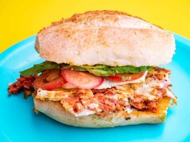 Torta Preparada de Huevo con Chorizo