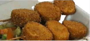 Brochetas de Plàtano