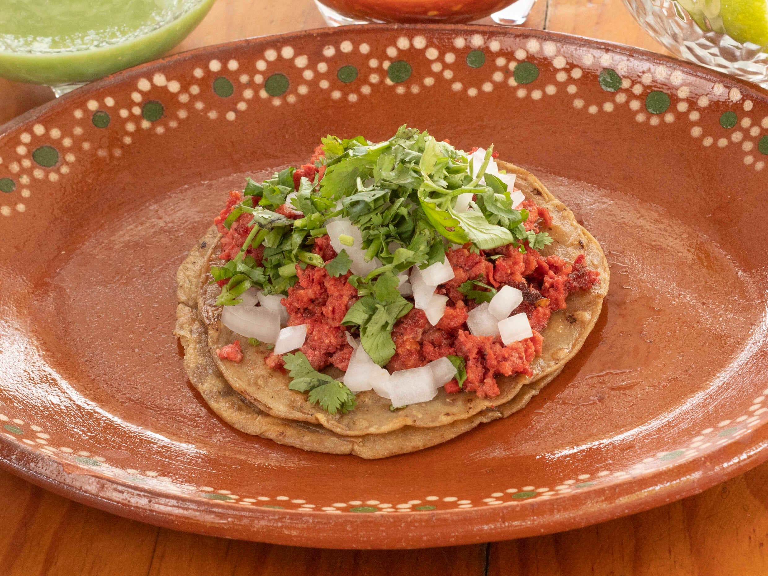 Taco de longaniza
