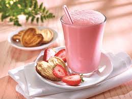 Licuado de 1/2 litro Natural Fresa