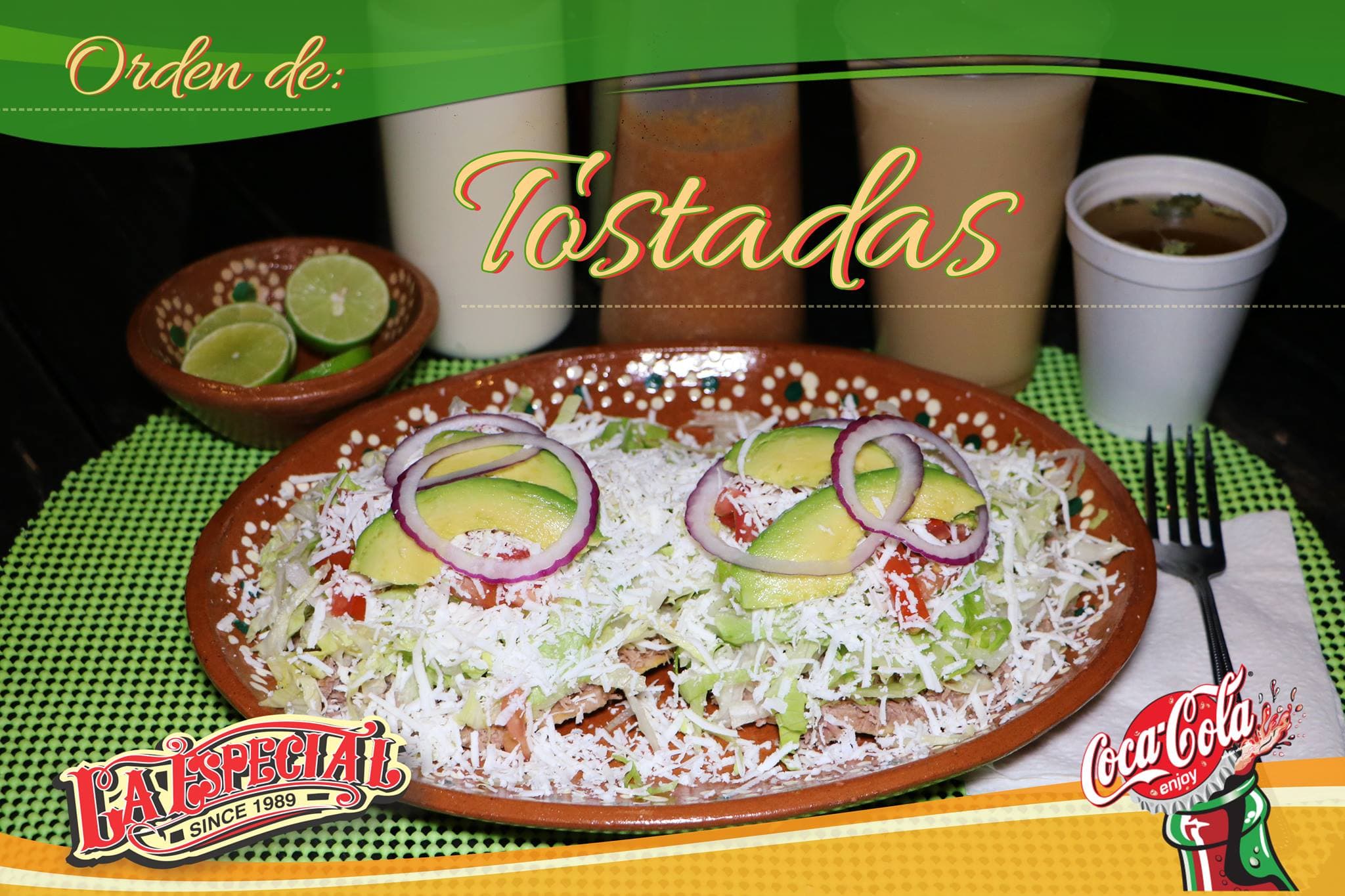Orden de Tostadas de Pollo