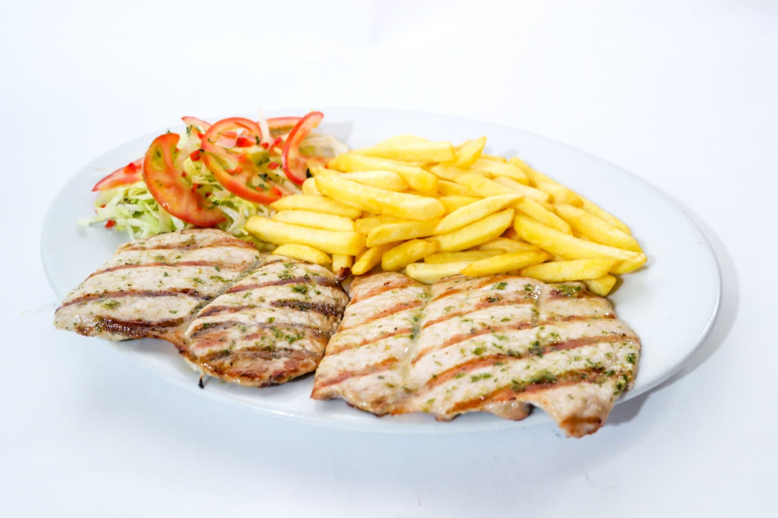 Pechuga Asada +  Papas a la francesa