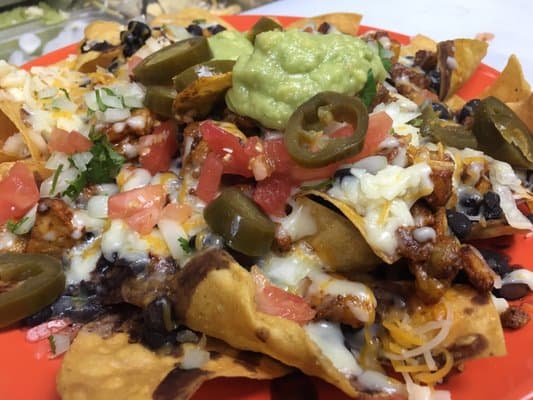 Nachos grandes de pastor