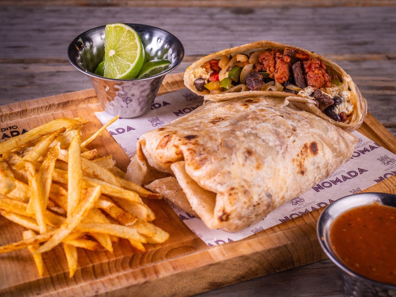 Burrito vegetariano
