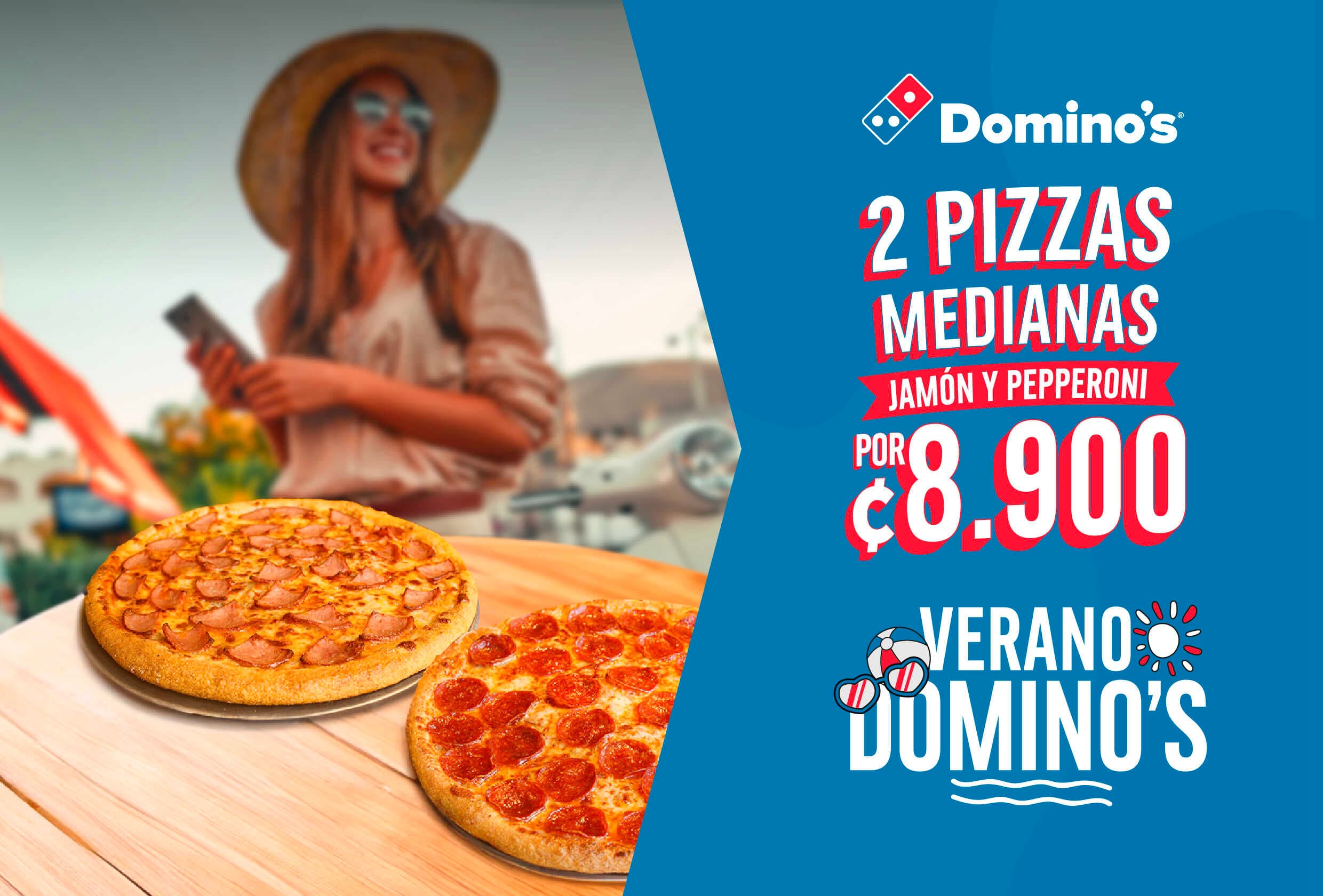 2 Pizzas 12" por 8900