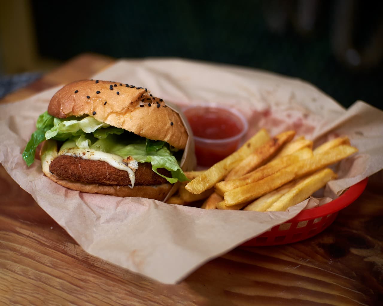 Hamburguesa de Pollo