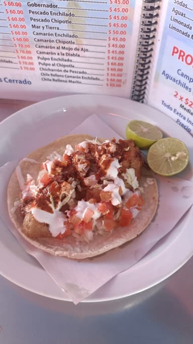 Taco de Pescado sin Capear