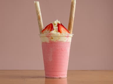 Malteada de Fresa