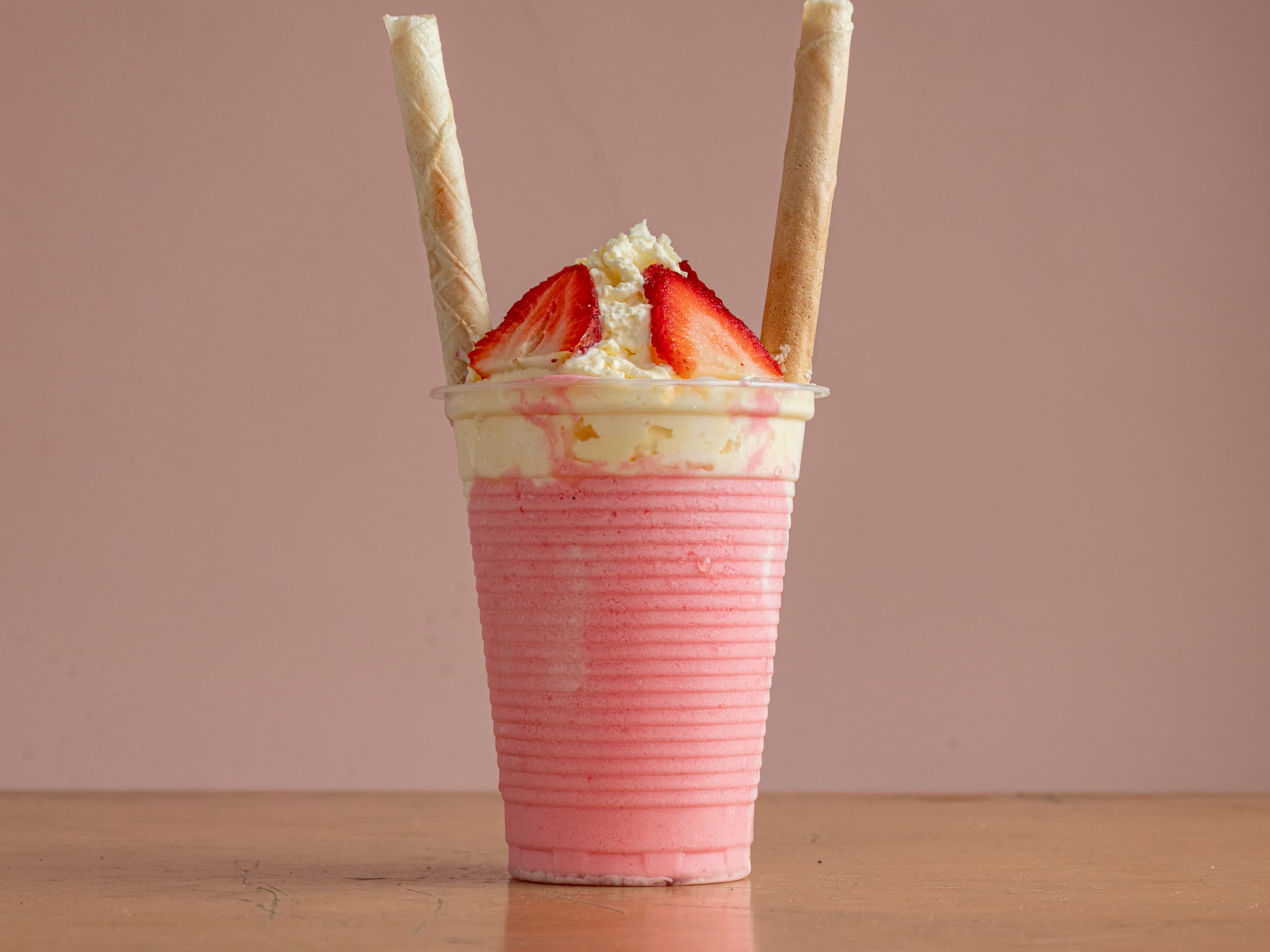 Malteada de Fresa