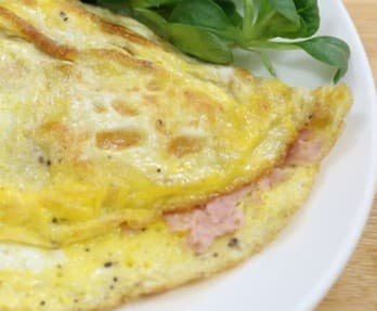 Omelette Ligero con Frijoles