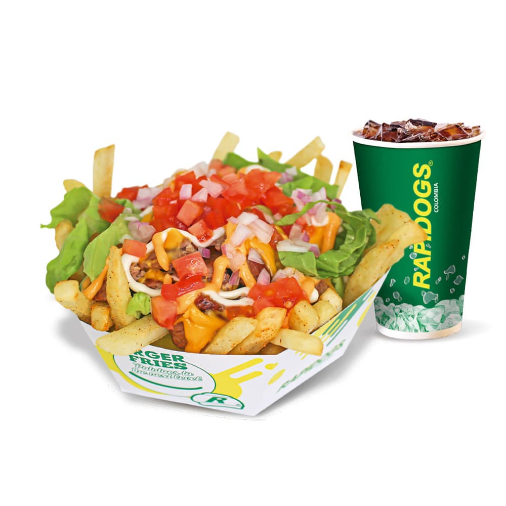 Burger Fries con Gaseosa