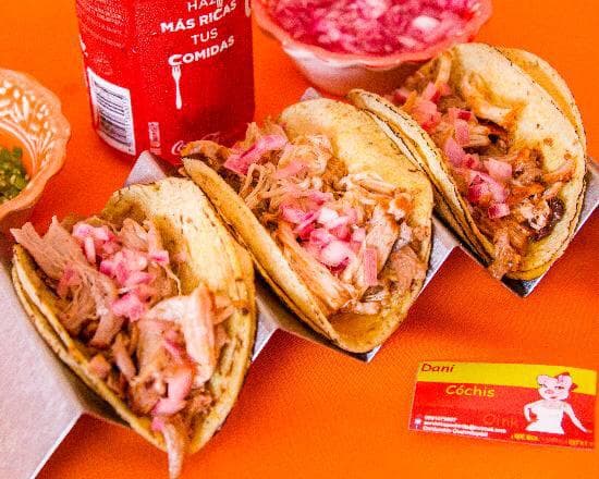 3 Tacos de Cochinita Pibil