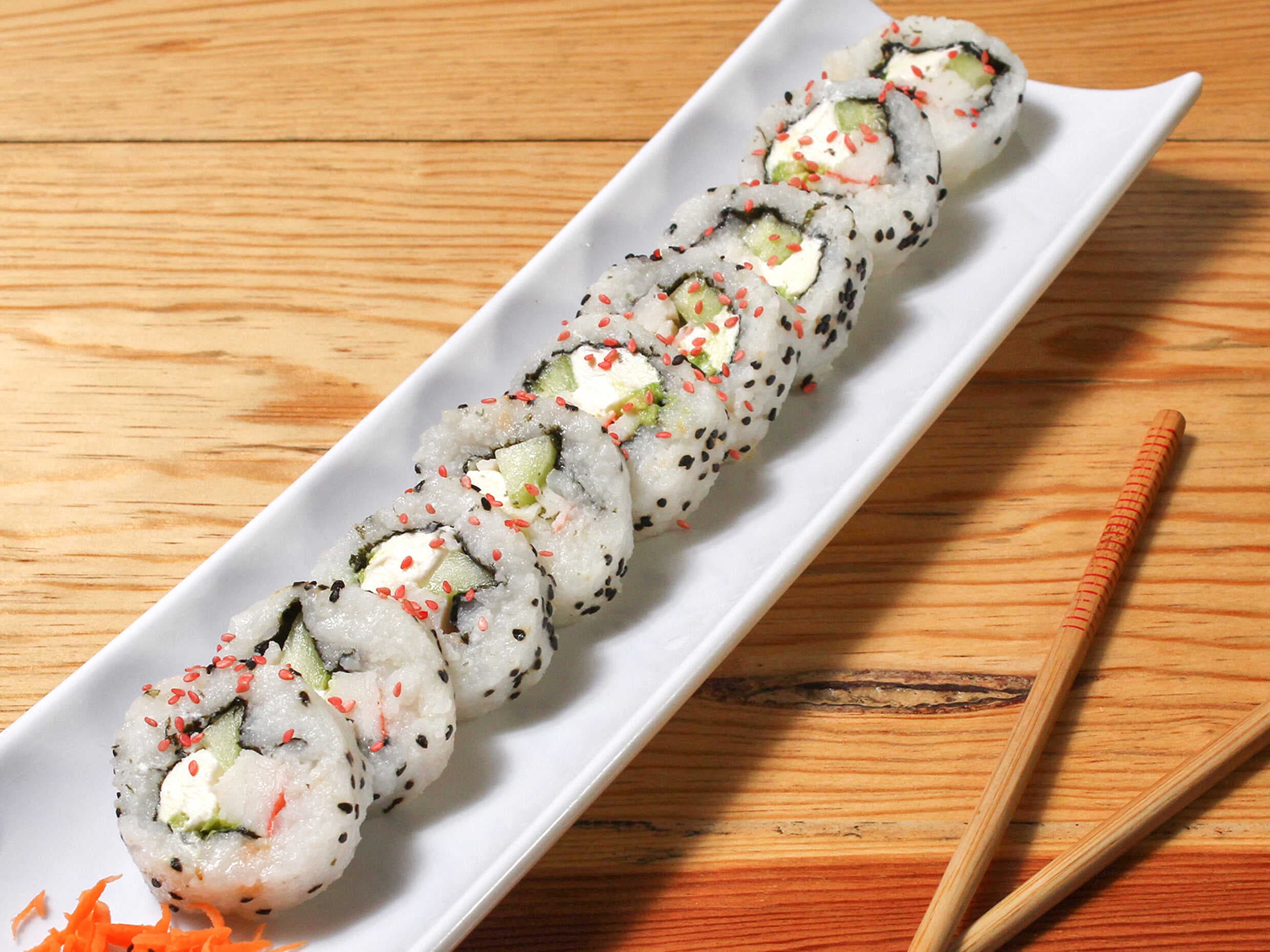 Sushi Frío de Pollo Teriyaki