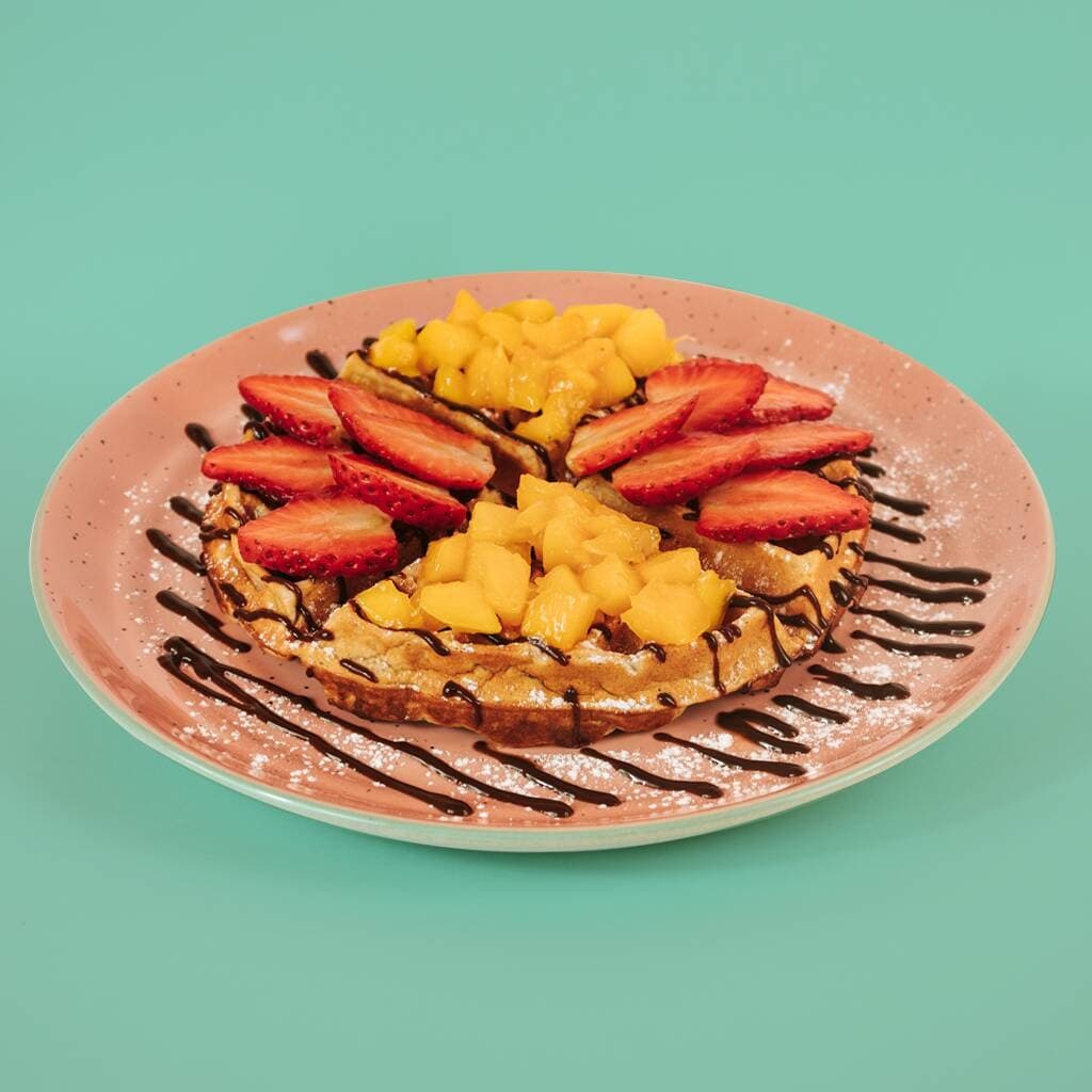 Waffle con Frutas