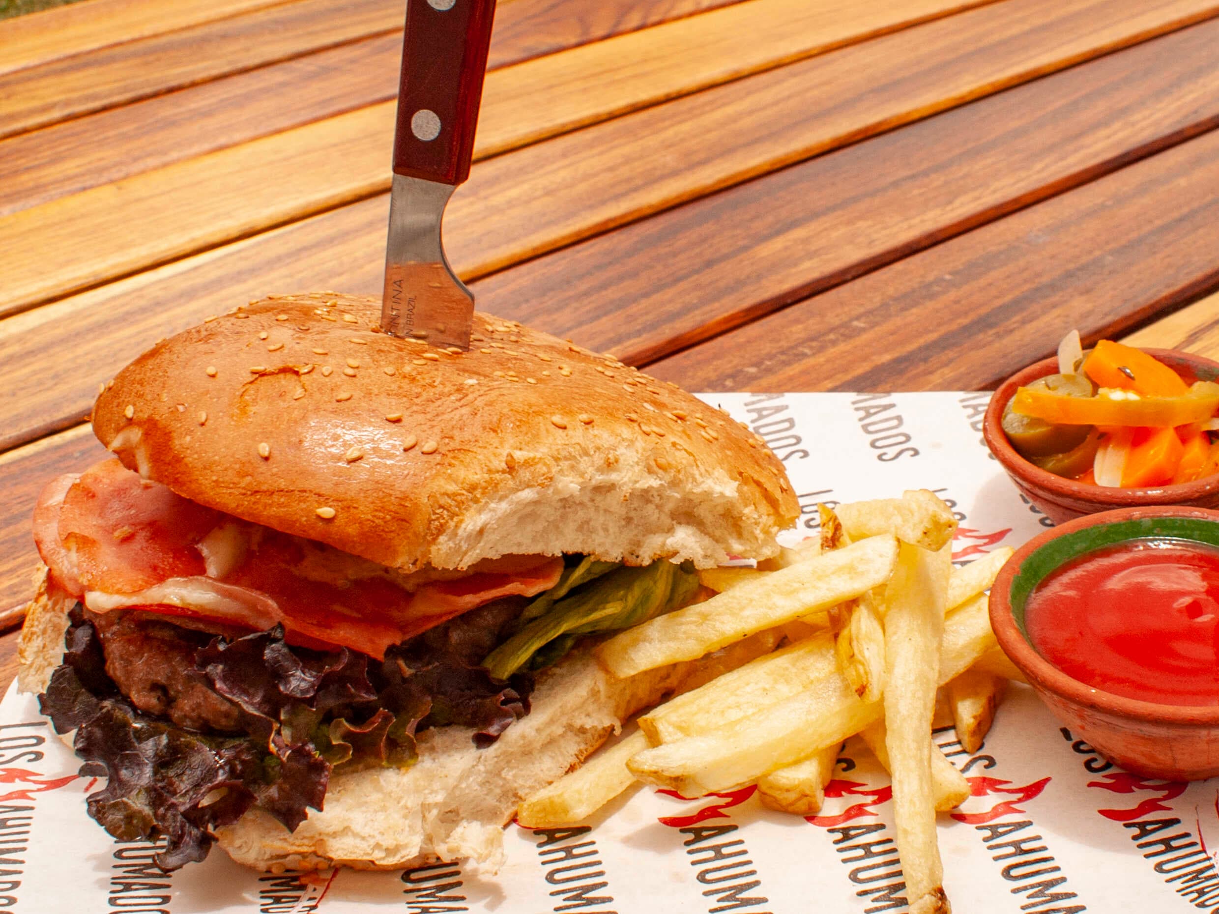 Hamburguesa 100% Res