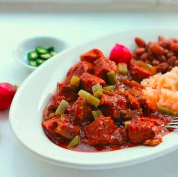 Carne de Puerco con Nopales