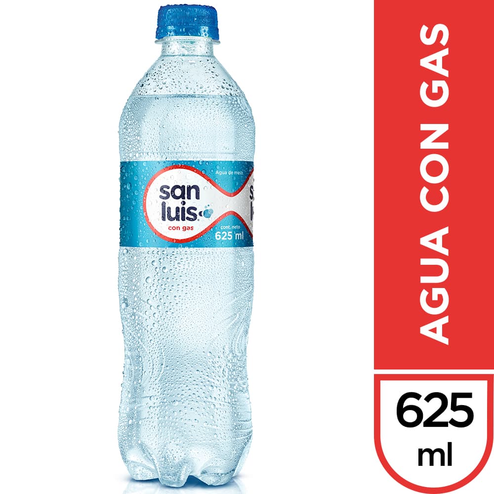 Agua San Luis con Gas 625 ml