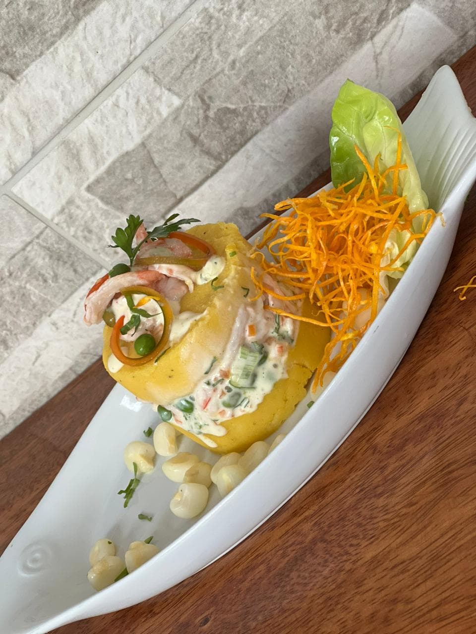 Causa de Langostinos