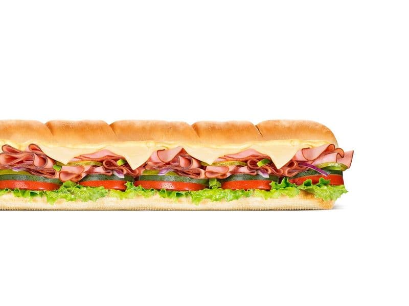 Footlong Individual de Jamón de Cerdo