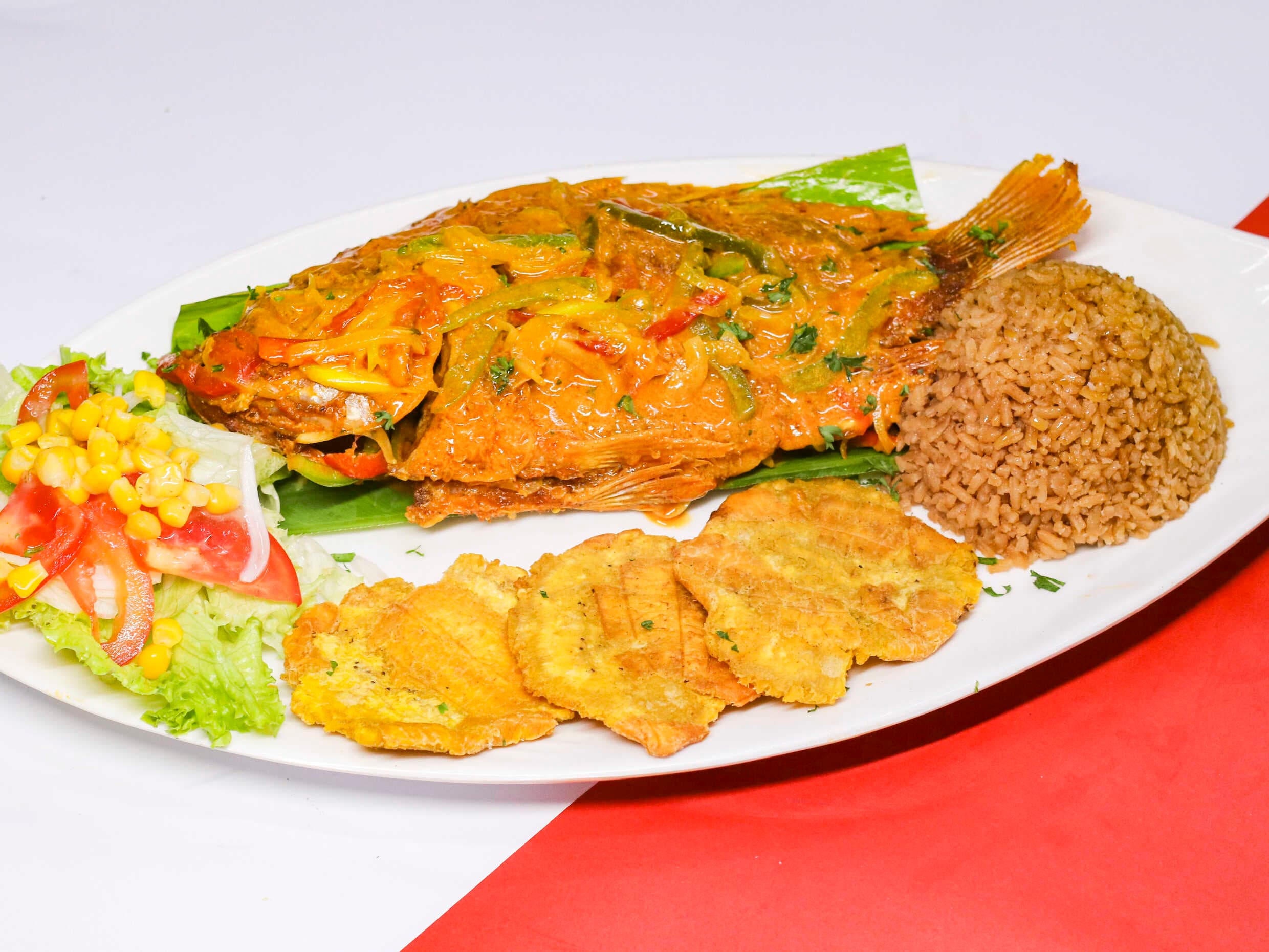 Mojarra en salsa de Coco