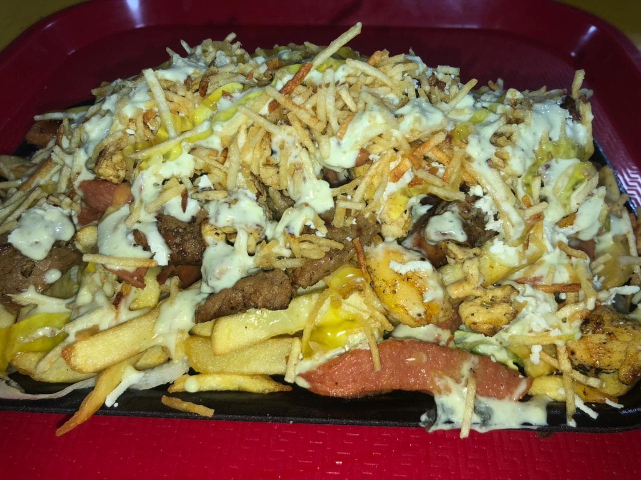 Salchipapa Mixta