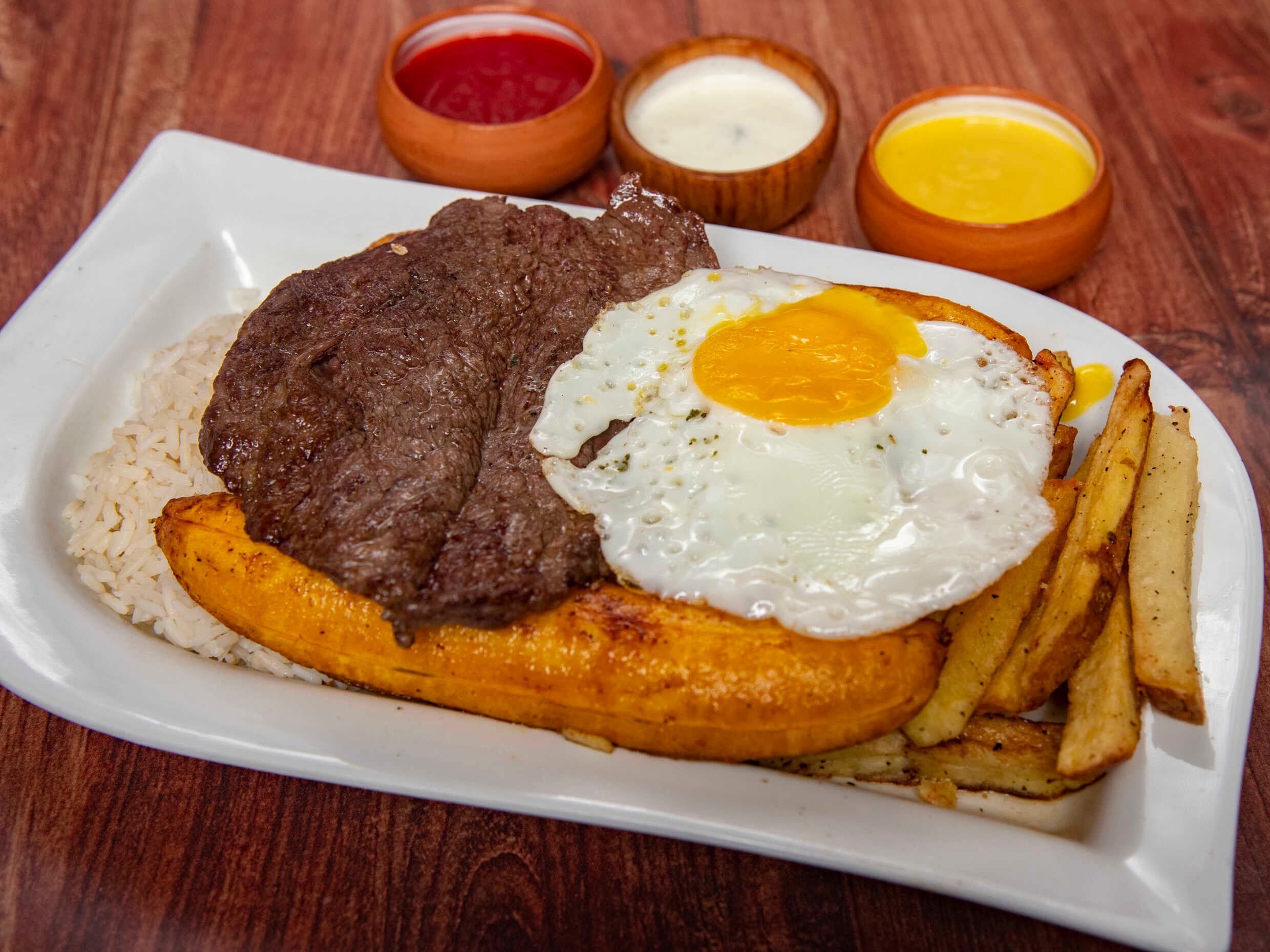 Bistec a lo Pobre