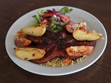Pulpo A Las Brazas