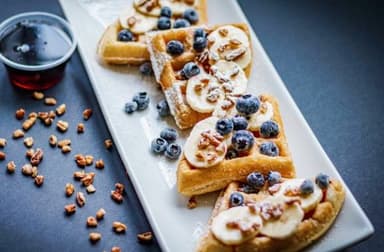 Waffle Berry Banana Nut